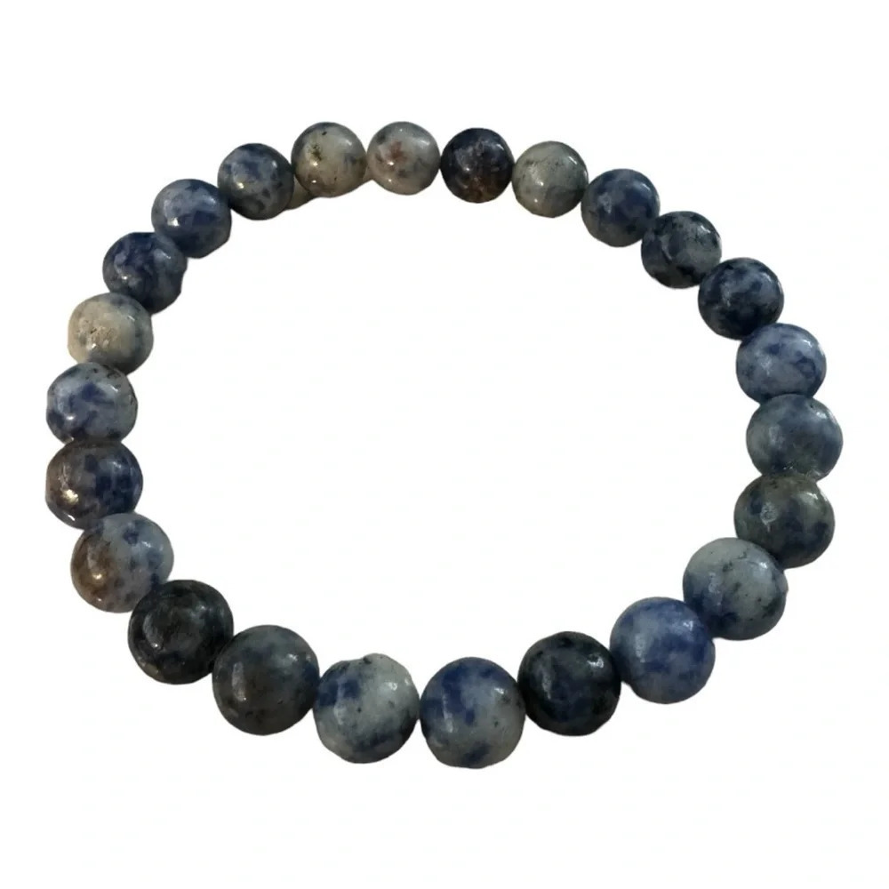 Blue Spot Jasper Gemstone Bracelet